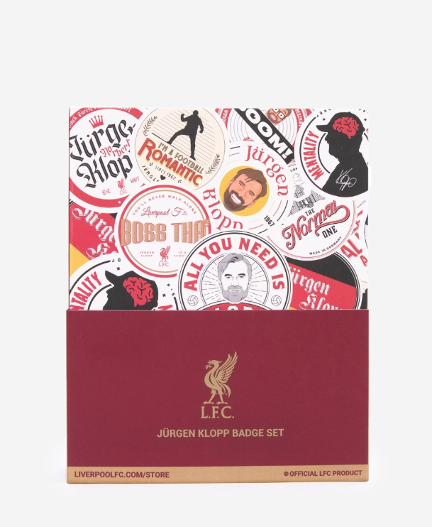 เข็มกลัดเจอร์เก้น คล็อปป์ลิเวอร์พูล Jürgen Klopp Limited Edition Badge Set ของแท้