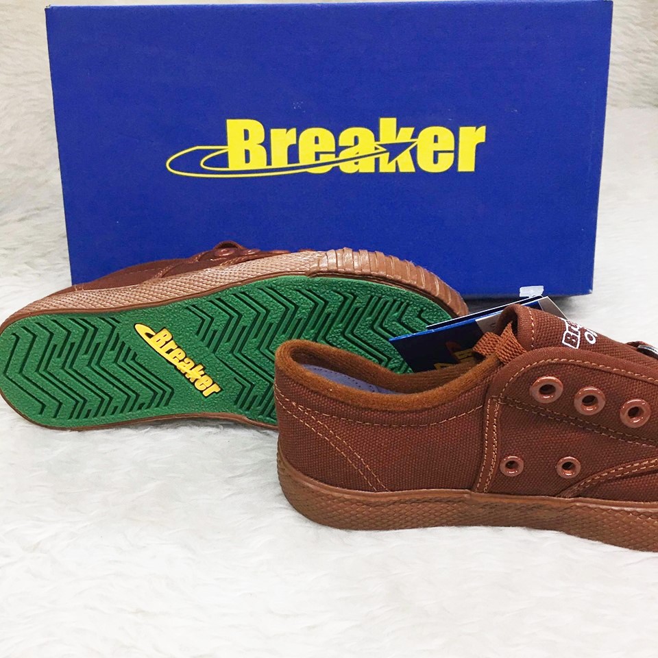 รองเท้านักเรียน Breaker สีน้ำตาล รุ่น 4X4