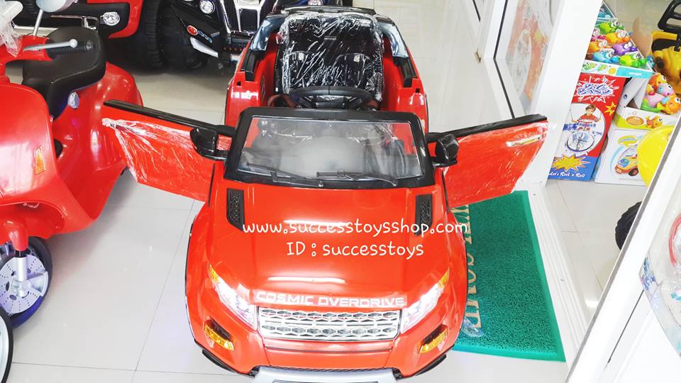 รถแบตเดอรี่เด็กนั่งไฟฟ้า รุ่นSX118 ยี่ห้อ RANGE ROVER 2 แบต 2 มอเตอร์ มี2 สี ขาว / แดง