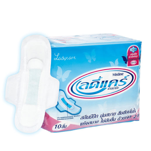 *พร้อมส่ง* Mistine LADY CARE ผ้าอนามัยสำหรับกลางวัน สลิมมีปีก นุ่มสบาย ซึมซับมั่นใจ แห้งสบาย ไม่อับชื้น