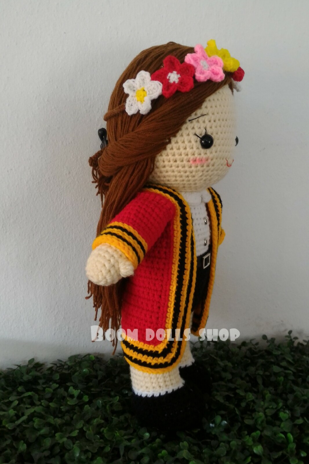 ตุ๊กตาถักรับปริญญา พระจอมเกล้า ขนาด 16 นิ้ว