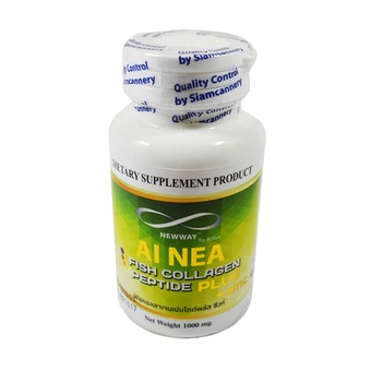 AI NEA Fish Collagen Peptide Plus + Zinc (นิวเวย์ ไอเน่ ฟิชคอลลาเจน เปปไทด์ พลัส ซิงค์) 1 กระปุกมี14 เม็ด