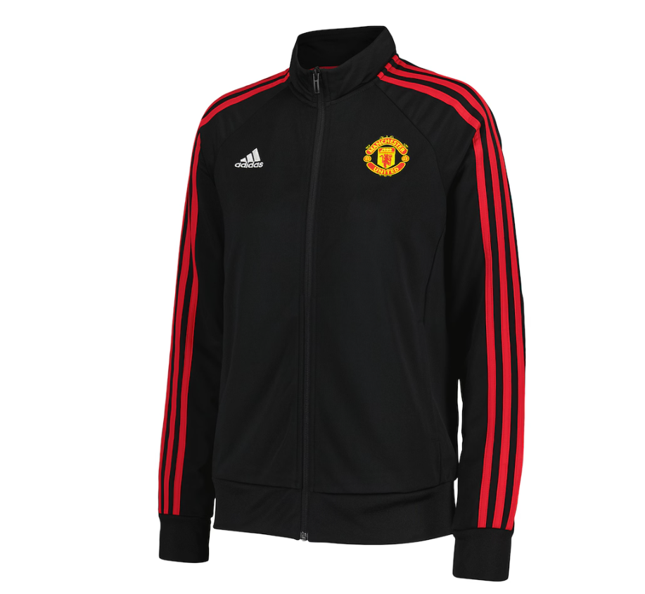 เสื้อแจ็คเก็ตผู้หญิงแมนเชสเตอร์ ยูไนเต็ด DNA Track Top สีดำของแท้