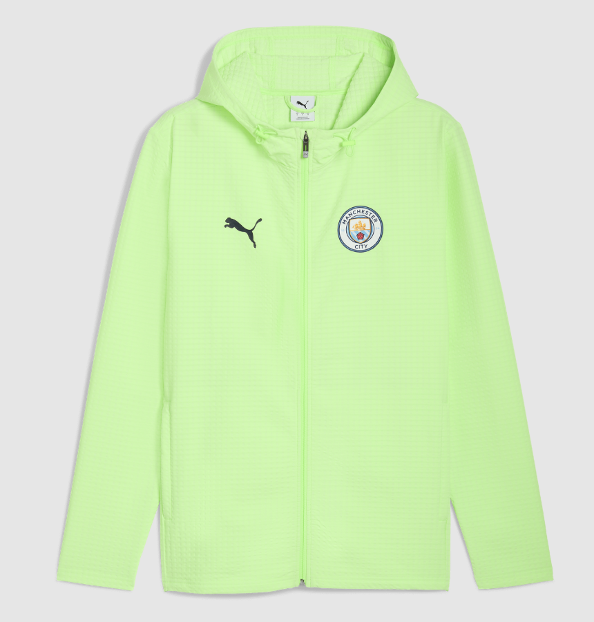 เสื้อแจ็คเก็ตแมนเชสเตอร์ ซิตี้ Training Softshell Jacket สีเขียวของแท้