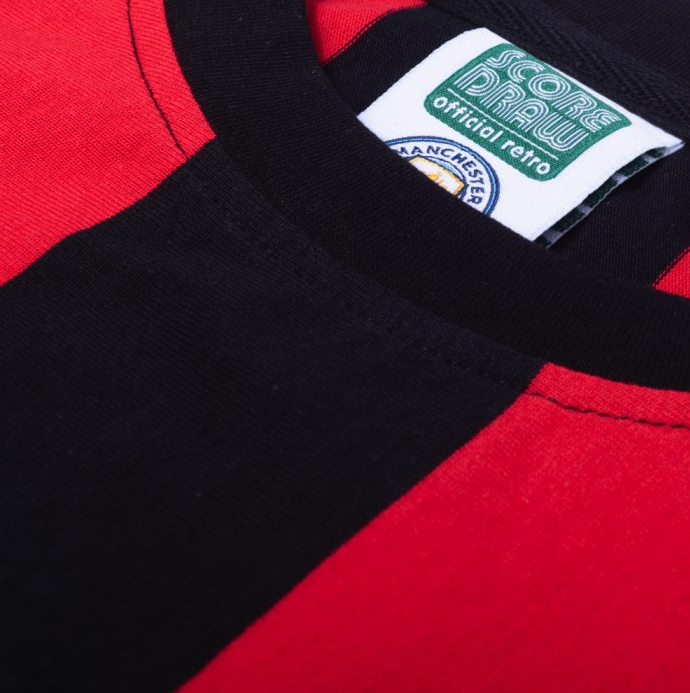 เสื้อเรทโรย้อนยุคแมนเชสเตอร์ ซิตี้ 1972 Away Retro Football ของแท้