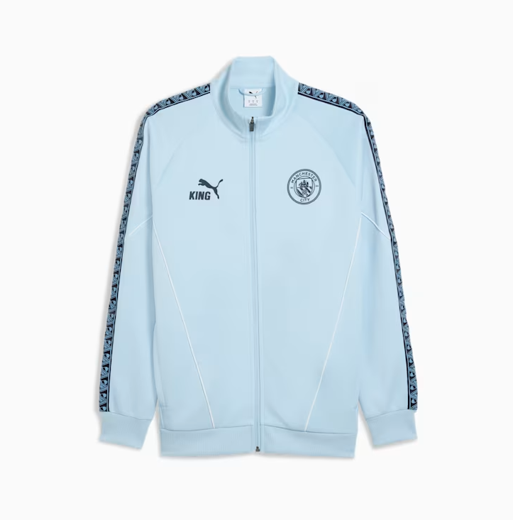 เสื้อแจ็คเก็ตแมนเชสเตอร์ ซิตี้ KING Anthem สีฟ้าของแท้