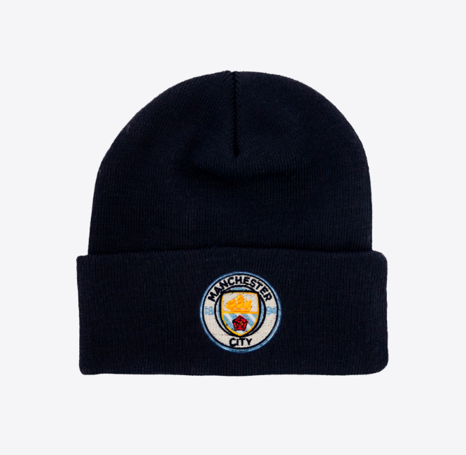 หมวกแมนไหมพรมเชสเตอร์ ซิตี้ Club Crest Bronx ของแท้