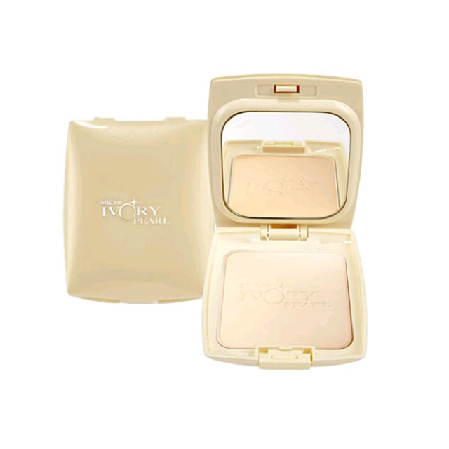 Mistine IVORY PEARL แป้งมิสทิน ผสมรองพื้น นัมเบอร์วัน ไอเวอรี่ เพิร์ล SPF30 PA ++ ปกปิดสูงสุด หน้าเนียนพิเศษด้วยวิตามิน เอ ซี และ อี