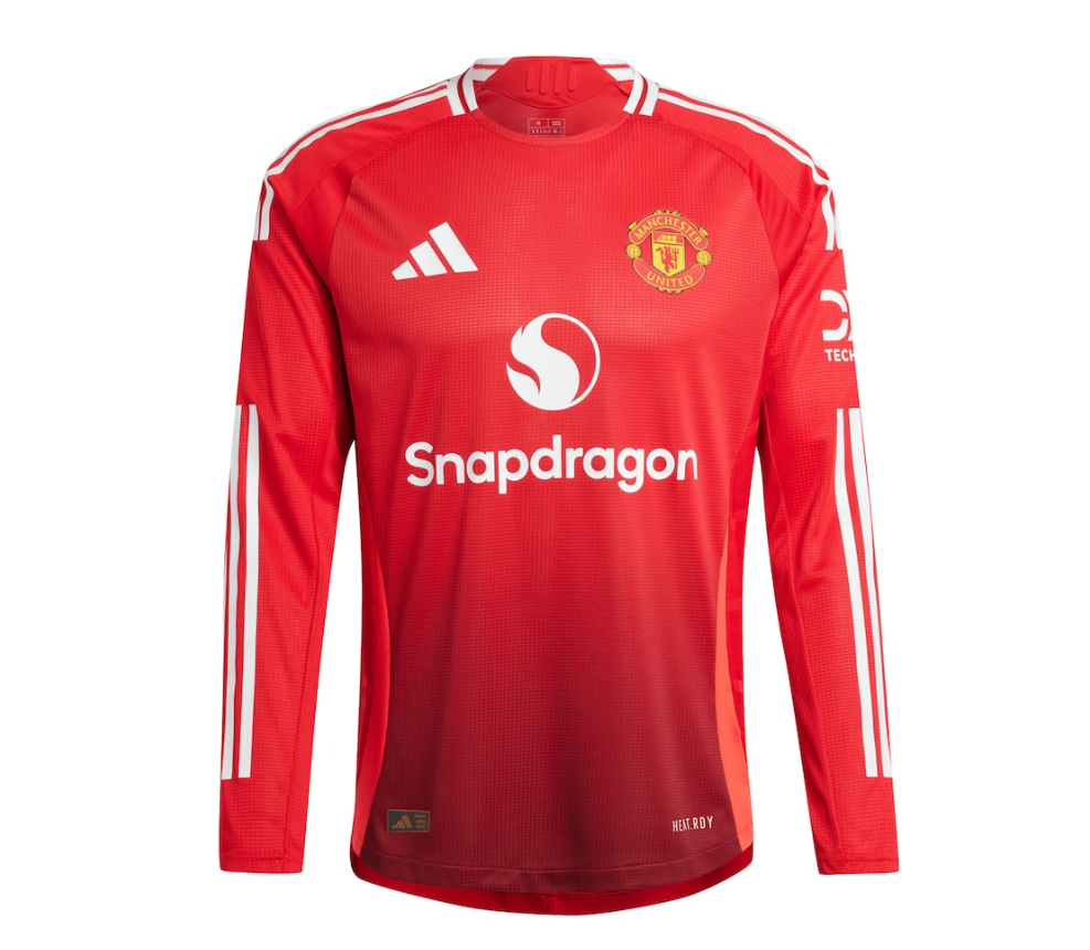 เสื้อแมนเชสเตอร์ ยูไนเต็ด 2024 2025 ทีมเหย้ารุ่นเวอร์ชั่นนักเตะ Home Authentic แขนยาวของแท้