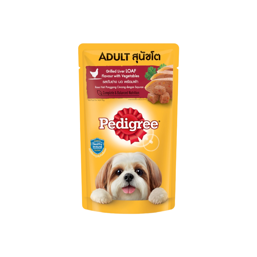 เพาซ์เพดดีกรี รสตับย่างบดพร้อมผัก 130g.