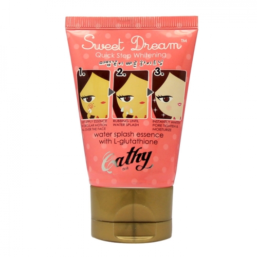 cathy doll water splash essence with l glutathione พร้อมส่ง* Sweet Dream L-Glutathione วอเตอร์สแปลชเอสเซนต์บำรุงผิวหน้า ปรับผิวกระจ่างใส cocomo-skin-step6-format:serums