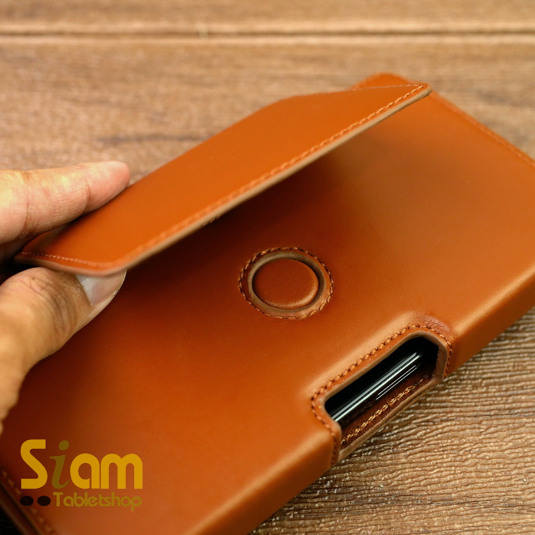 กระเป๋า คาดเอว หนังวัว สำหรับ มือถือ 5.5 - 6.7 นิ้ว สไตล์อิตาลี