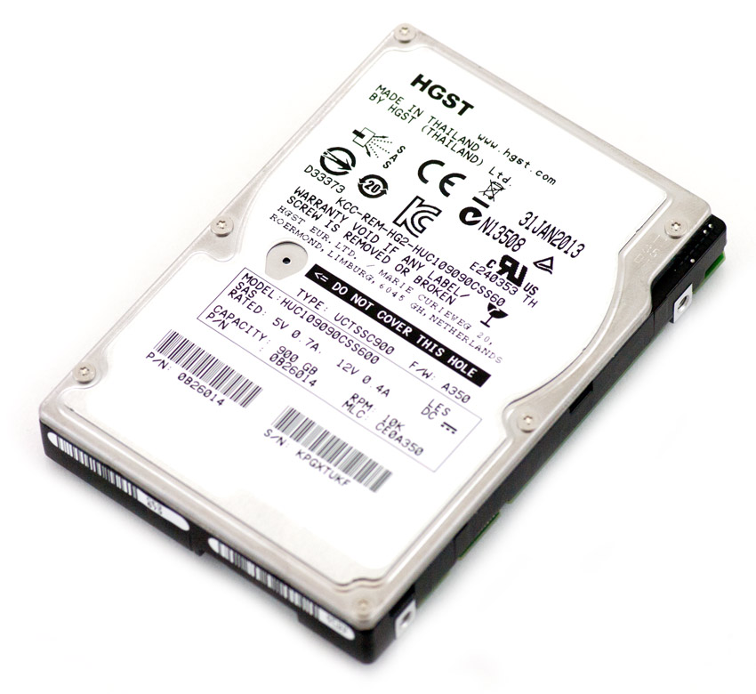 HUC109030CSS600 Hitachi HGST 2.5" 300GB SAS 6G 10K RPM 0B26011