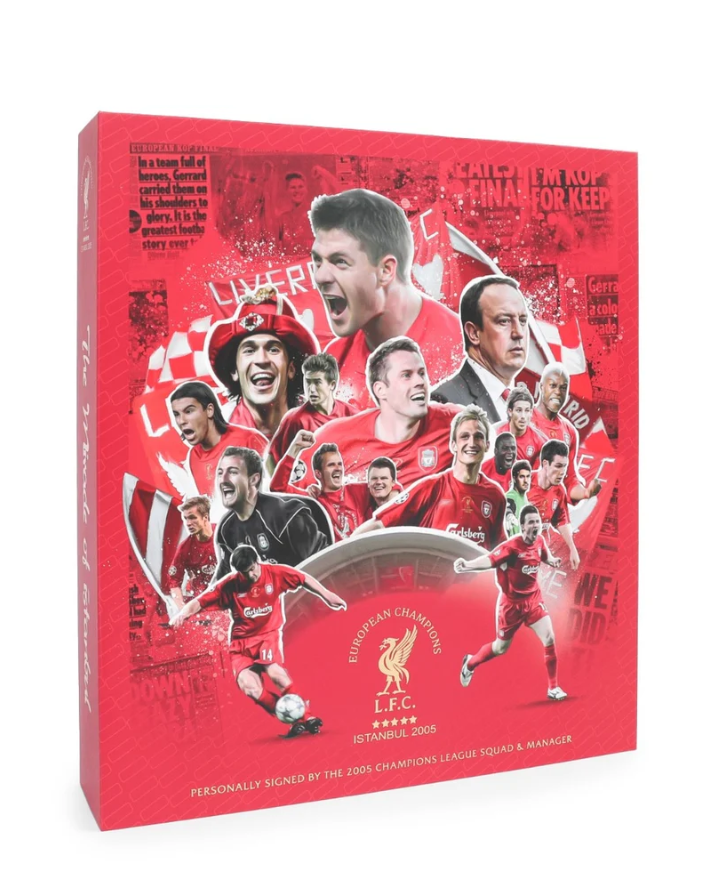 เสื้อลิเวอร์พูลพร้อมลายเซ็นต์ 11 นักเตะตัวจริง Istanbul 2005 มีใบเซอร์ฯ Limited-Edition ถึง 500 ชิ้นทั่วโลก ของแท้