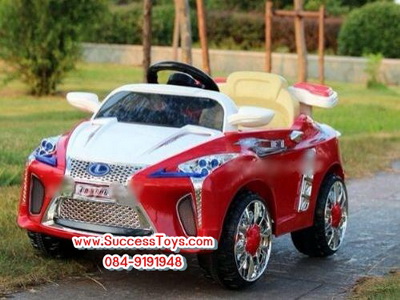 รถแบตเตอรี่เด็กนั่งไฟฟ้า รุ่น LN918 รถตำรวจ มี 3 สี แดง น้ำเงิน ชมพู