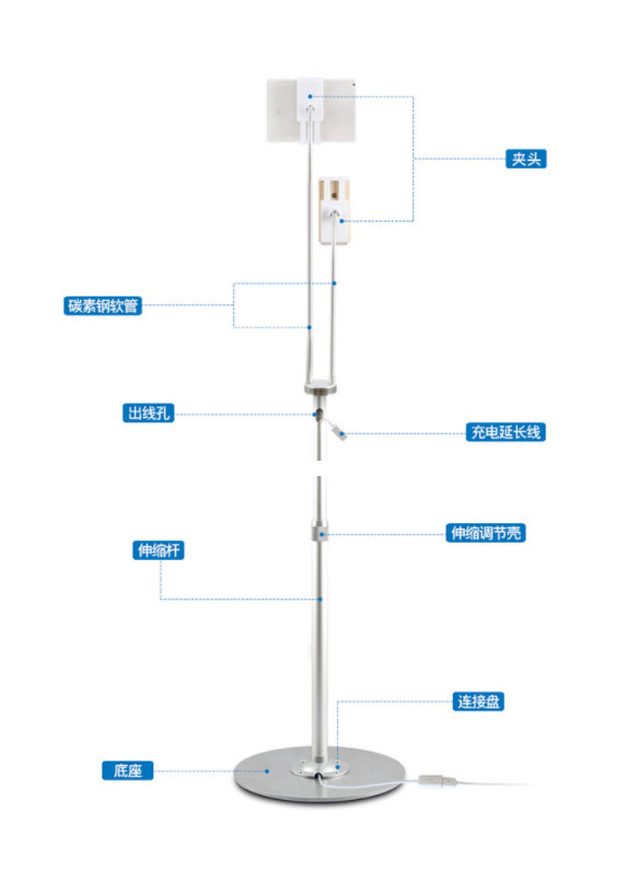 2 in 1 iPad Stand 2021 ขาตั้ง ที่วาง iPad ไอแพด แท็บเล็ต มือถือ 7 - 10.2 นิ้ว