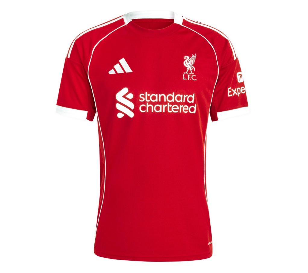 เสื้อลิเวอร์พูล 2025 2026 ลายเซ็นต์ Gravenberch 38 อาร์มทองแชมป์พรีเมียร์ลีก มีใบรับรองลายเซ็นต์มือของแท้ ในกล่อง