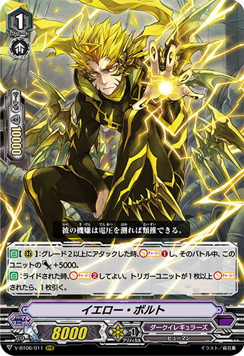 V-BT06/011 Yellow bolt RRR