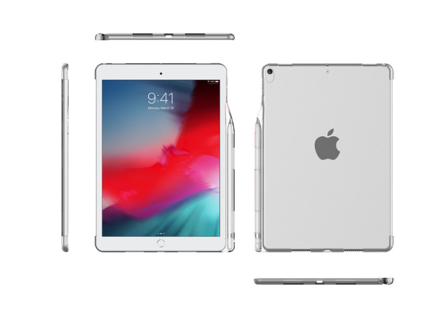 TPU ว้าวด้านข้าง มีรางปากกา เคส iPad 10.2 GEN 7 / 8 / 9