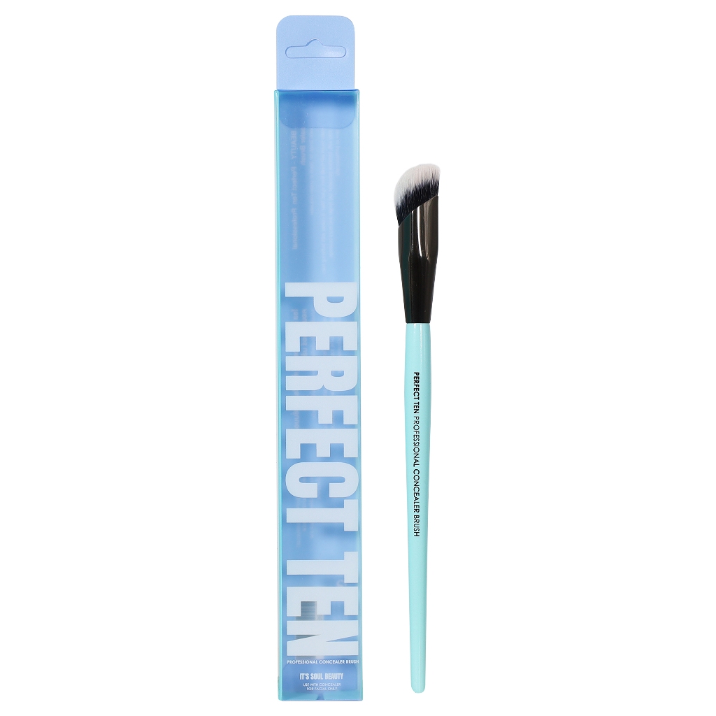 SOUL BEAUTY - Perfect Ten Professional Concealer Brush โซล บิวตี้ แปรงเกลี่ยคอนซีลเลอร์ ทรงพุ่มตัดเฉียง