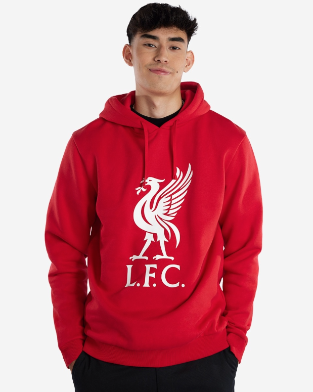เสื้อฮู้ดลิเวอร์พูล Liverbird สีแดงของแท้