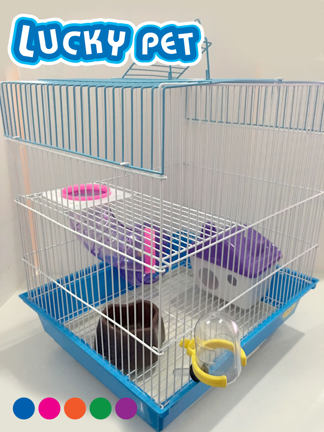 กรงแฮมเตอร์ Shobi*5 ขนาด กว้าง26 ยาว32.5 สูง37 ซม.