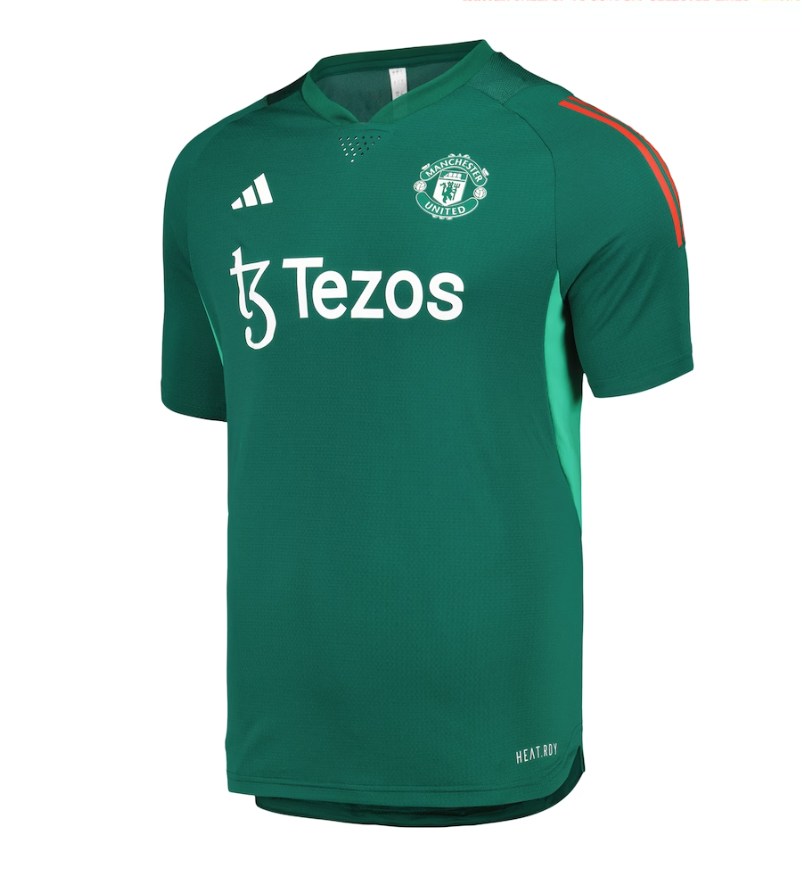 เสื้อเทรนนิ่งแมนเชสเตอร์ ยูไนเต็ด Pro Training Jersey สีเขียวของแท้