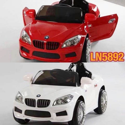 รถแบตเตอรี่เด็กนั่งไฟฟ้า รุ่น ln5892 ยี่ห้อ BMW-X2 2m มี 3 สี แดง ขาว เหลือง
