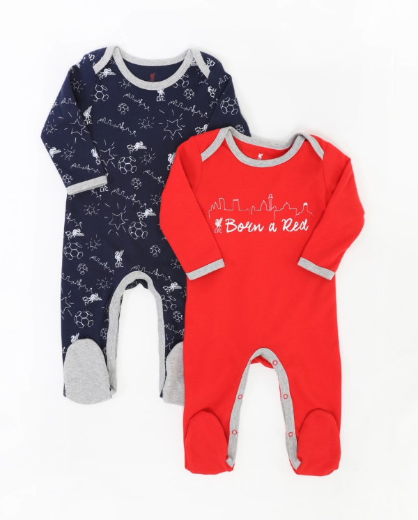 เสื้อเด็กลิเวอร์พูล Baby 2 Pack Sleep Suit ของแท้