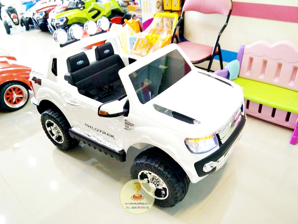 DK3646OR รถแบตเตอรี่ รถกระบะฟอร์ด FORD RANGER 2มอเตอร์ แบต 12V มีโช๊ค มี5สี แดง ขาว ดำ ส้ม ชมพู