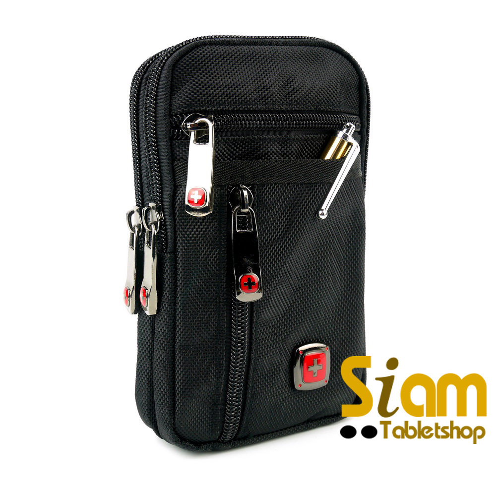 DAKAR กระเป๋าหนังคาดเอว แนวตั้ง ใส่มือถือ (0668)