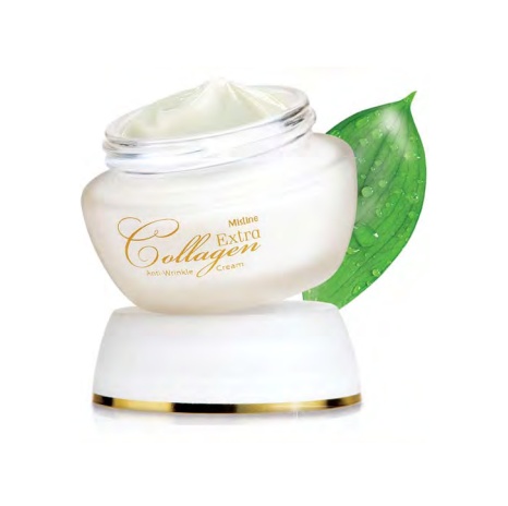 Mistine Extra Collagen Anti-Wrinkle Cream ครีมคอลลาเจน ปรนนิบัติผิวให้กระชับ เรียบเนียน ลดเลือนริ้วรอยอย่างตรงจุด