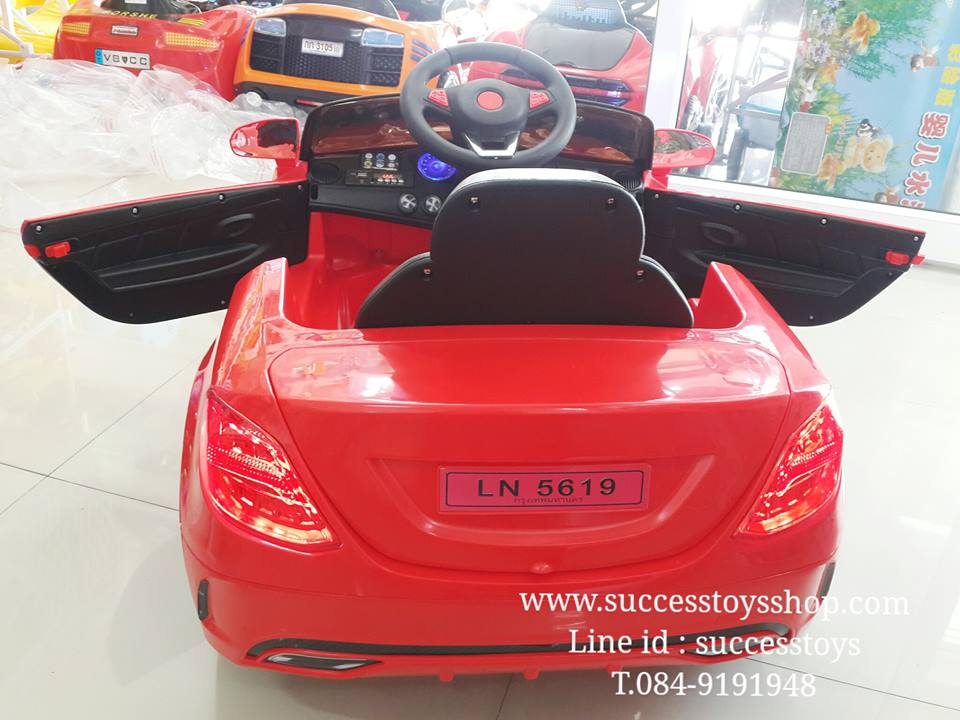 LN5619 รถแบตเตอรี่เด็กนั่งไฟฟ้า ยี่ห้อ BENZ 2m