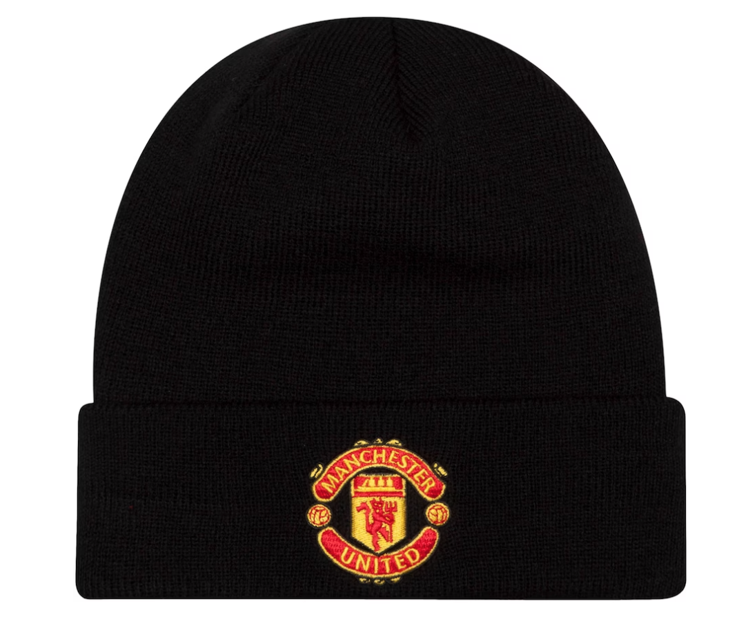 หมวกไหมพรมแมนเชสเตอร์ ยูไนเต็ด New Era Cuff Hat - Black ของแท้