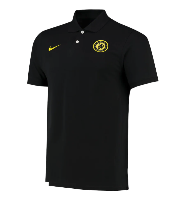 เสื้อโปโลเชลซี Chelsea Polo สีดำของแท้