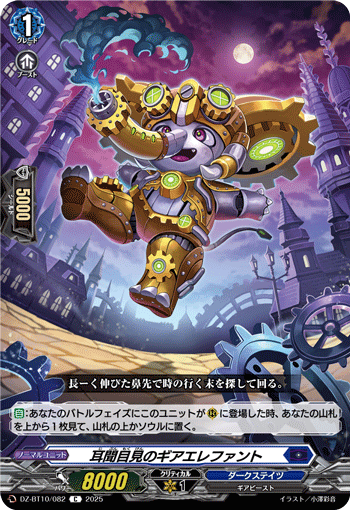 DZ-BT10/082 Gear elephant of seeing is believing C