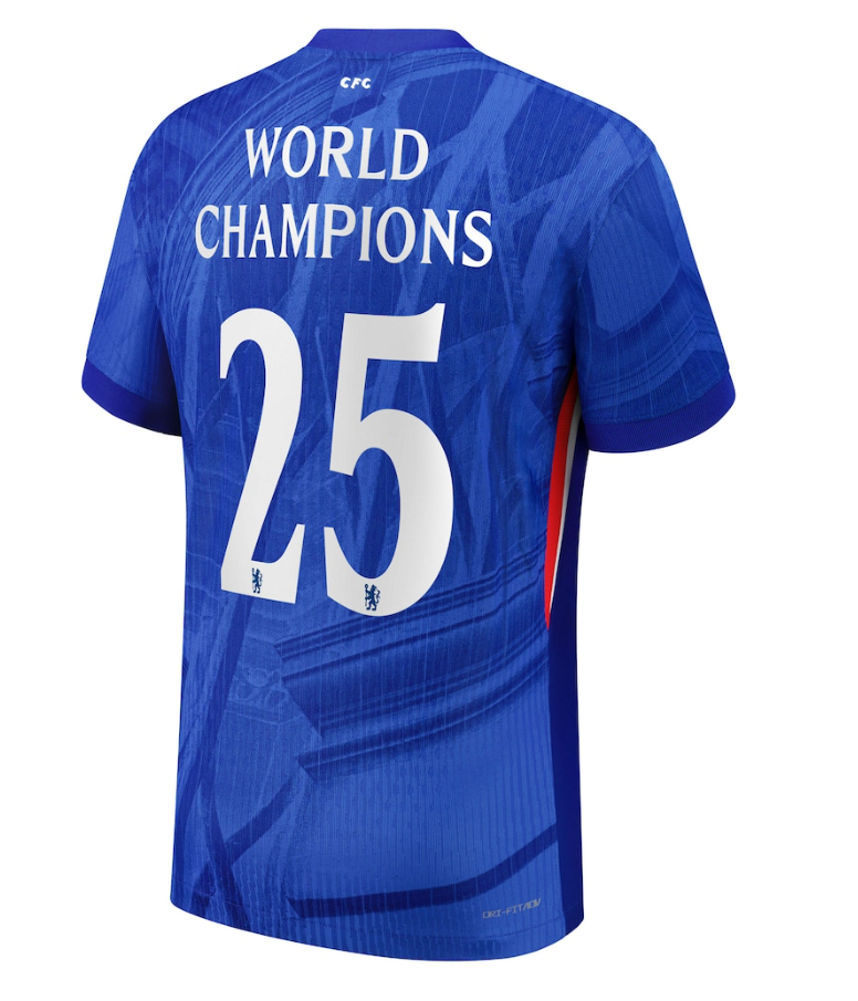 เสื้อเชลซี 2025 2026 ทีมเหย้า Dri-Fit Adv Home Match รุ่นนักเตะ World Champions 25 ของแท้