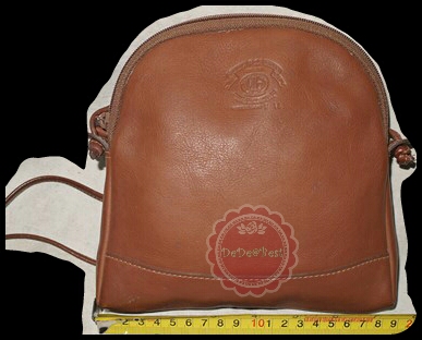 ขายแล้วค่ะ B13:2nd hand leather bag กระเป๋าหนังแท้สะพายข้าง❤