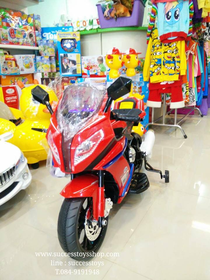 มอเตอร์ไซค์เด็กนั่ง รุ่น CH3145 SUPERBIKE2m สีแดง