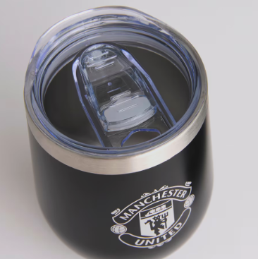 แก้วน้ำถ้วยกาแฟแมนเชสเตอร์ ยูไนเต็ด Metallic Crest Travel Cup ของแท้