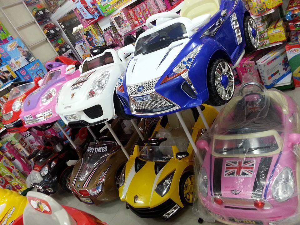 รถแบตเตอรี่เด็กนั่งไฟฟ้า รุ่น LN918 รถตำรวจ มี 3 สี แดง น้ำเงิน ชมพู