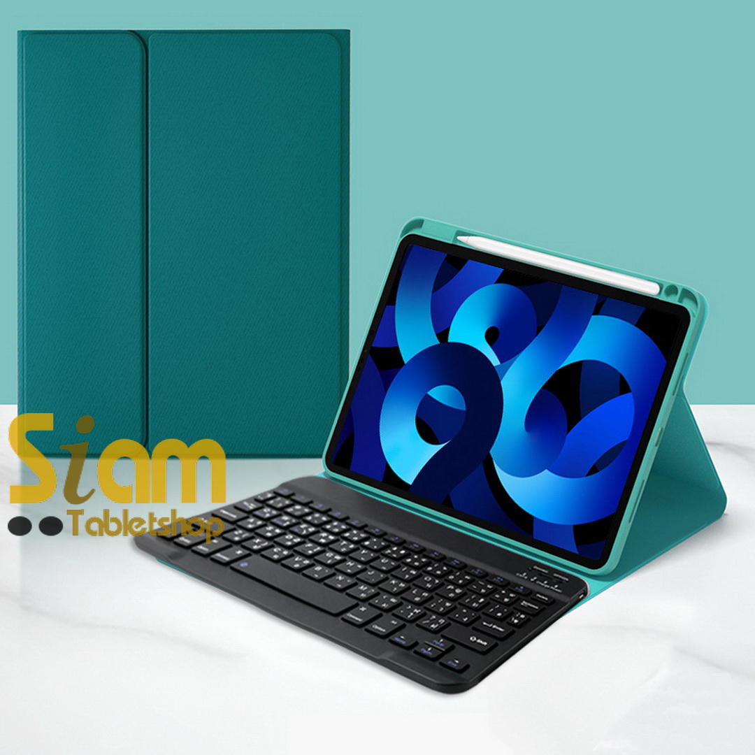 เคสคีย์บอร์ด เคส iPad Gen10 10.9 / A16 Gen 11 มีรางปากกาฝั่งขวา แป้นพิมพ์ไทย