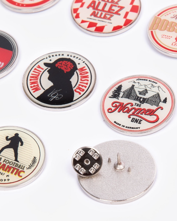 เข็มกลัดเจอร์เก้น คล็อปป์ลิเวอร์พูล Jürgen Klopp Limited Edition Badge Set ของแท้