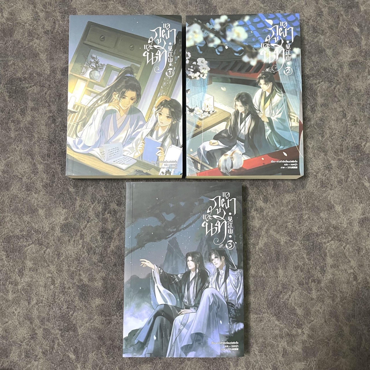 *มือสองมีตำหนิ รอบจอง* แลภูผาและนที เล่ม 1-3 (จบ) + ของพรีเมียมรอบจอง