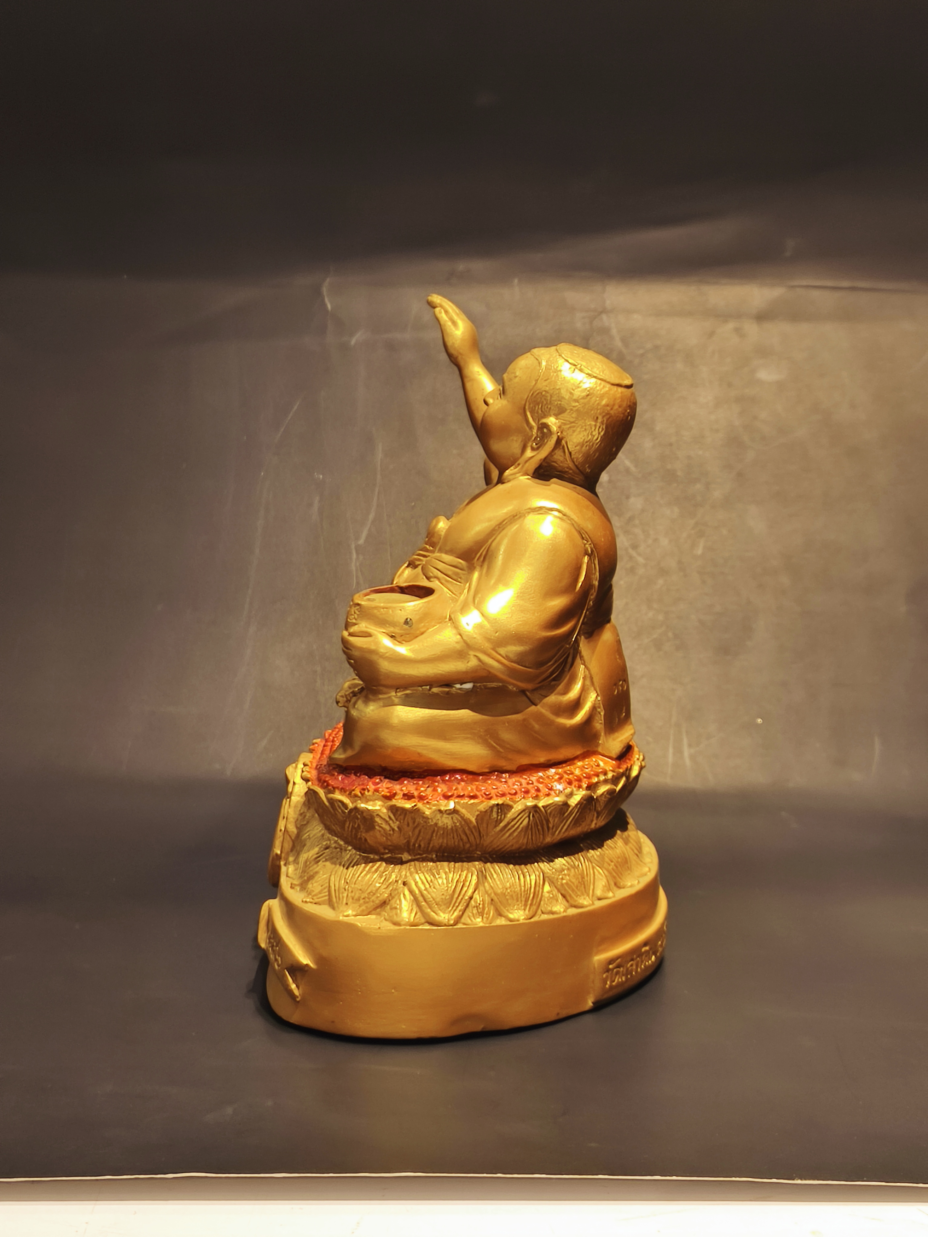 มหาสังกัจจายน์กวักทรัพย์ หน้าตัก 5 นิ้ว (เนื้อทองเหลือง)