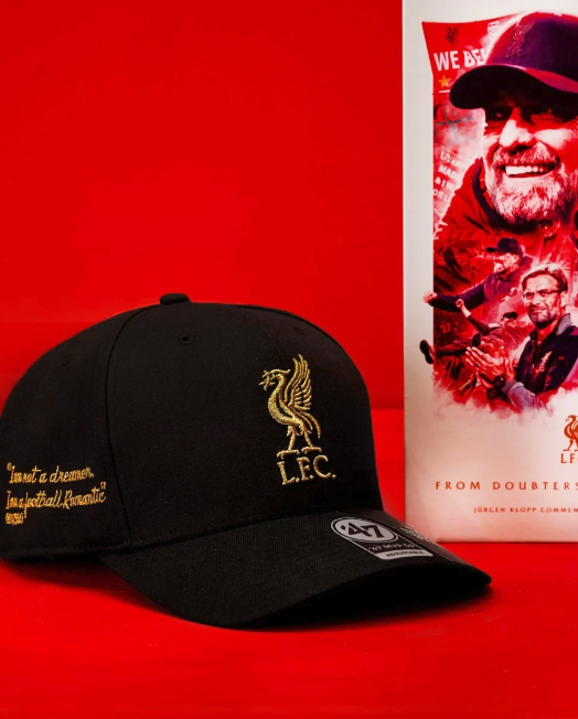 หมวกลิเวอร์พูลเจอร์เก้น คลอปป์ Jürgen Klopp รุ่นลิมิเต็ดอีดิชั่น บรรจุกล่องของขวัญของแท้
