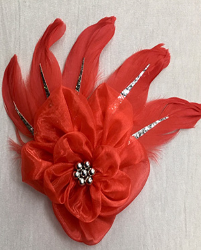 กิ๊ฟติดผมเเชนชีรูปดอกไม้ FLW03