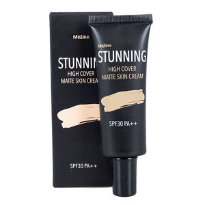 Mistine Stunning High Cover Skin Cream มิสทิน สตั๊นนิ่ง ไฮ คัฟเวอร์ แมทท์ สกินครีม ครีมรองพื้นกับนวัตกรรมที่รวมทุกอนุภาคแห่งการปกปิด