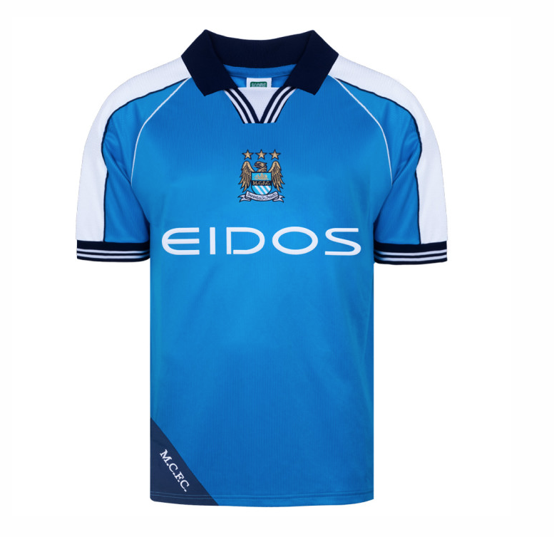 เสื้อเรทโรย้อนยุคแมนเชสเตอร์ ซิตี้ 2000 Haaland No 15 ของแท้