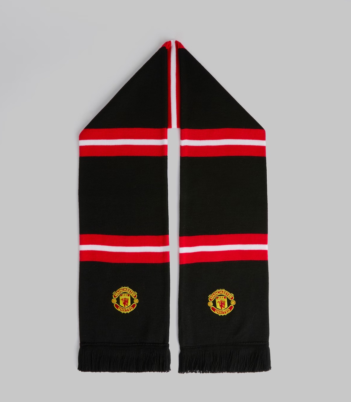 ผ้าพันคอแมนเชสเตอร์ ยูไนเต็ด Bar Scarf Black ของแท้